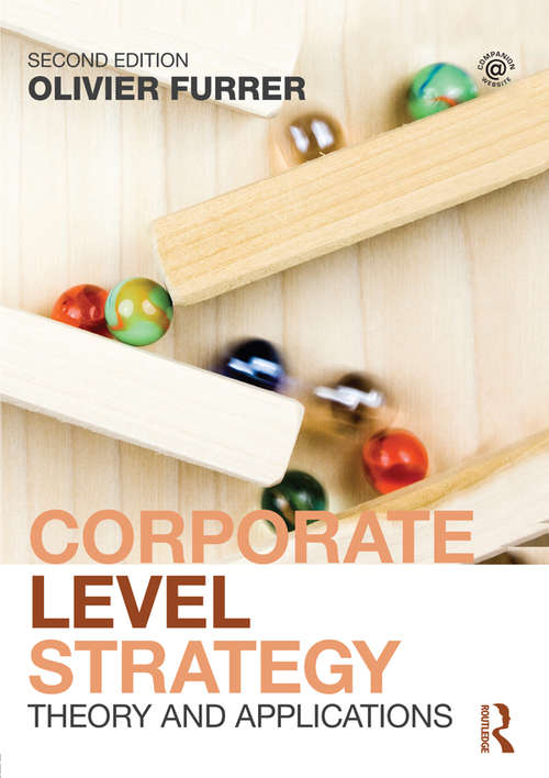 Book cover of Corporate Level Strategy: Theory and Applications (2)