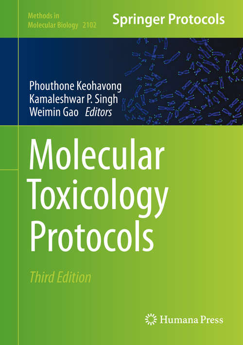 Book cover of Molecular Toxicology Protocols (3rd ed. 2020) (Methods in Molecular Biology #2102)