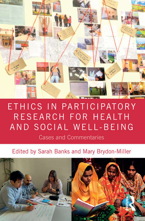 Book cover of Ethics in Participatory Research for Health and Social Well-Being: Cases and Commentaries