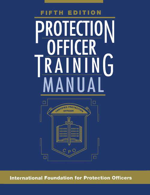 Book cover of Protection Officer Training Manual (5)