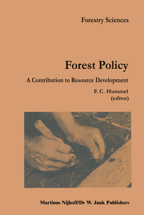 Book cover of Forest Policy: A contribution to resource development (1984) (Forestry Sciences #12)