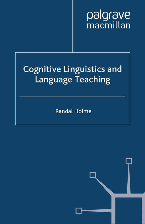 Book cover of Cognitive Linguistics and Language Teaching (2009)