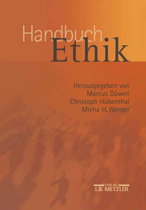 Book cover of Handbuch Ethik (1. Aufl. 2002)