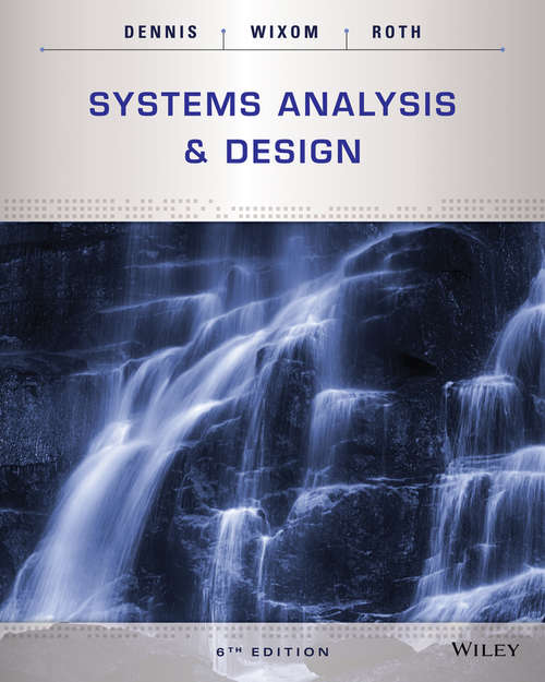 Book cover of Systems Analysis and Design