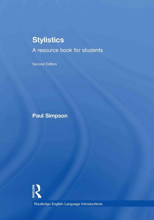 Book cover of Stylistics: A Resource Book for Students (PDF) (2)