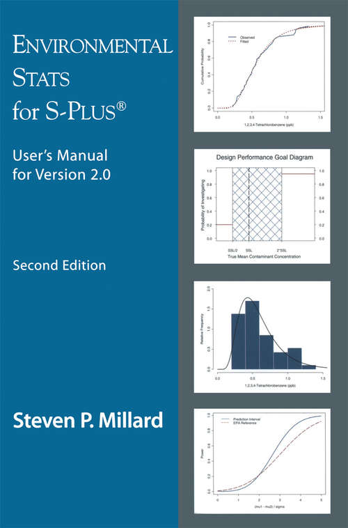 Book cover of EnvironmentalStats for S-Plus®: User’s Manual for Version 2.0 (2nd ed. 2002)