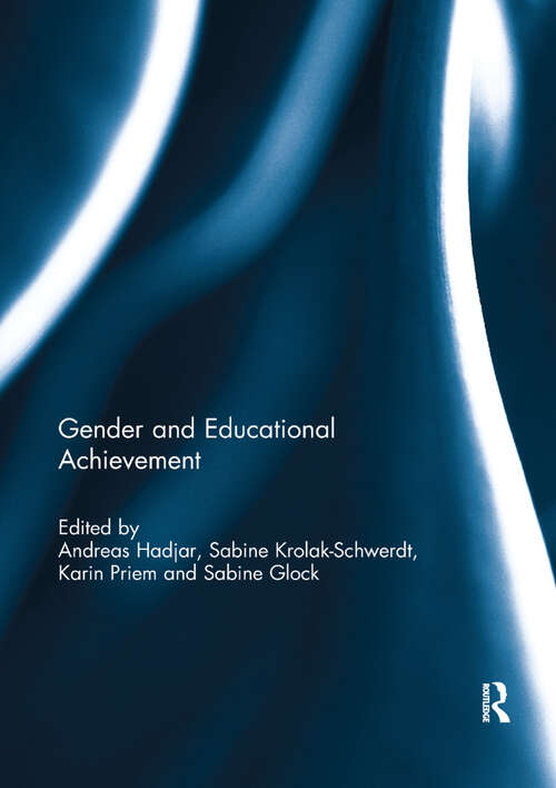 Book cover of Gender and Educational Achievement