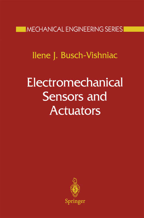 Book cover of Electromechanical Sensors and Actuators (1999) (Mechanical Engineering Series)