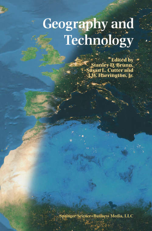 Book cover of Geography and Technology (2004)