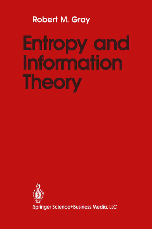 Book cover of Entropy and Information Theory: (pdf) (1990)