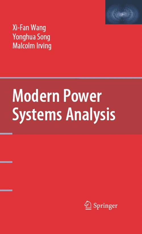 Book cover of Modern Power Systems Analysis (2009)