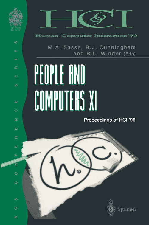Book cover of People and Computers XI: Proceedings of HCI’96 (1996)