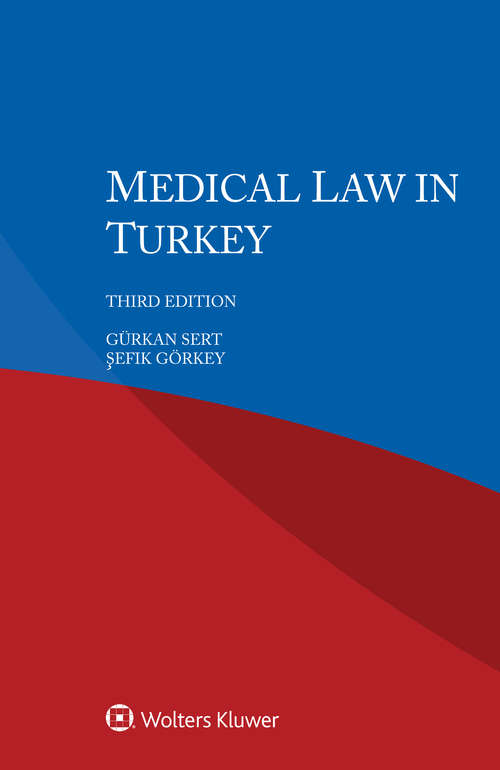 Book cover of Medical Law in Turkey (3)