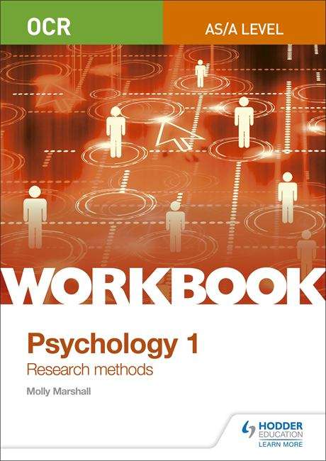 Book cover of OCR Psychology For A Level Workbook 1 Component 1: Research Methods (PDF)