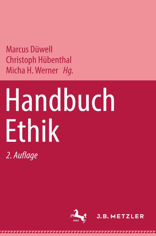 Book cover of Handbuch Ethik (2., aktualisierte und erweiterte Auflage)