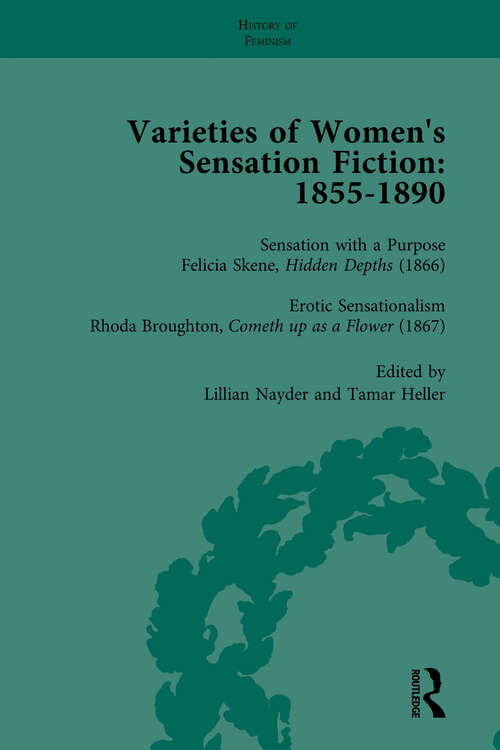 Book cover of Varieties of Women's Sensation Fiction, 1855-1890 Vol 4