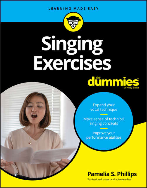 Book cover of Singing Exercises For Dummies