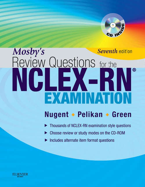 Book cover of Mosby's Review Questions for the NCLEX-RN Exam - E-Book (7)