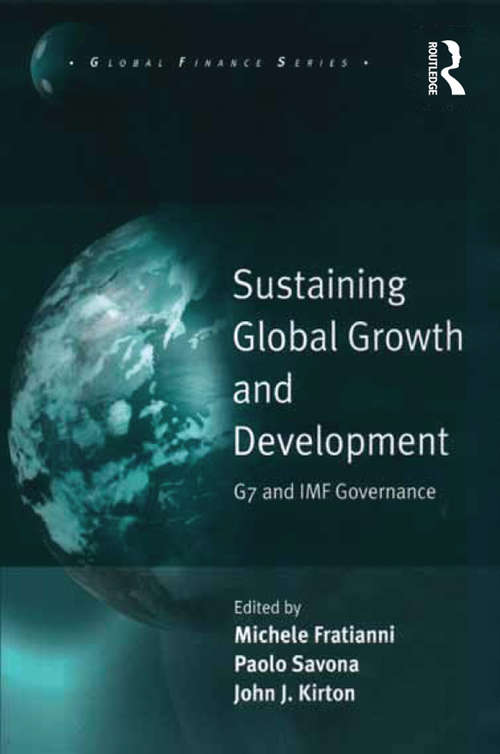 Book cover of Sustaining Global Growth and Development: G7 and IMF Governance (Global Finance)