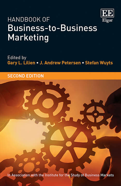 Book cover of Handbook of Business-to-Business Marketing (Research Handbooks in Business and Management series)