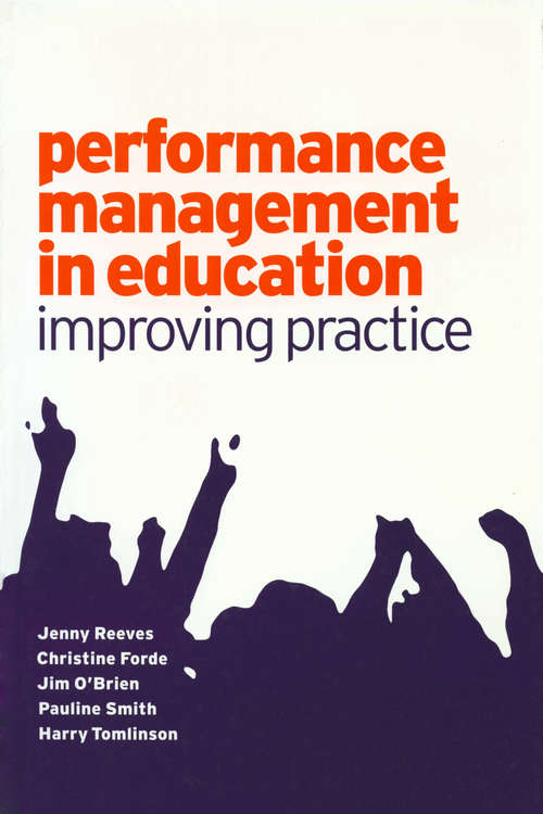 Book cover of Performance Management in Education: Improving Practice (PDF)