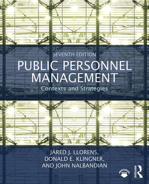 Book cover of Public Personnel Management: Contexts and Strategies (7)