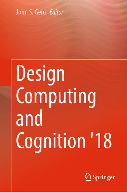 Book cover of Design Computing and Cognition '18 (1st ed. 2019)