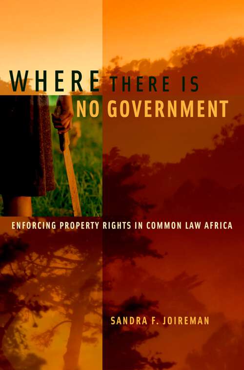 Book cover of Where There is No Government: Enforcing Property Rights in Common Law Africa