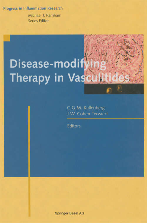 Book cover of Disease-modifying Therapy in Vasculitides (2001) (Progress in Inflammation Research)
