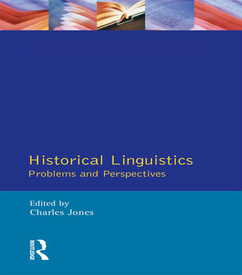 Book cover of Historical Linguistics: Problems and Perspectives