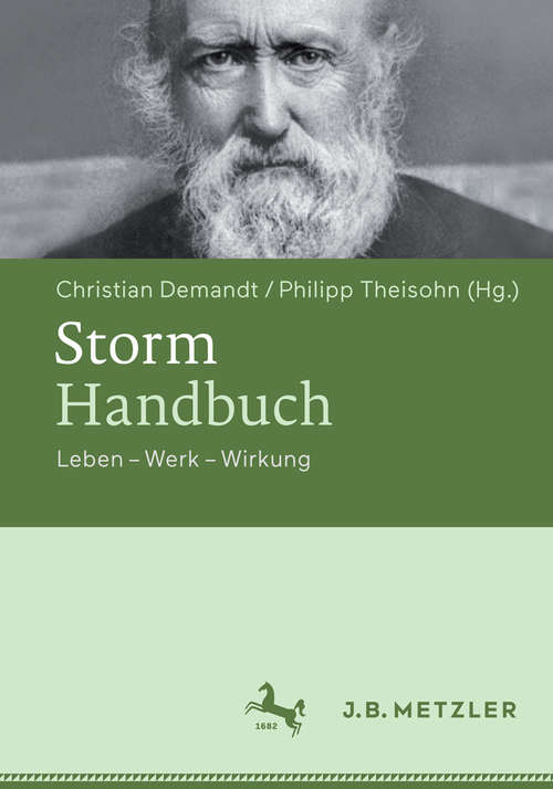 Book cover of Storm-Handbuch: Leben – Werk – Wirkung