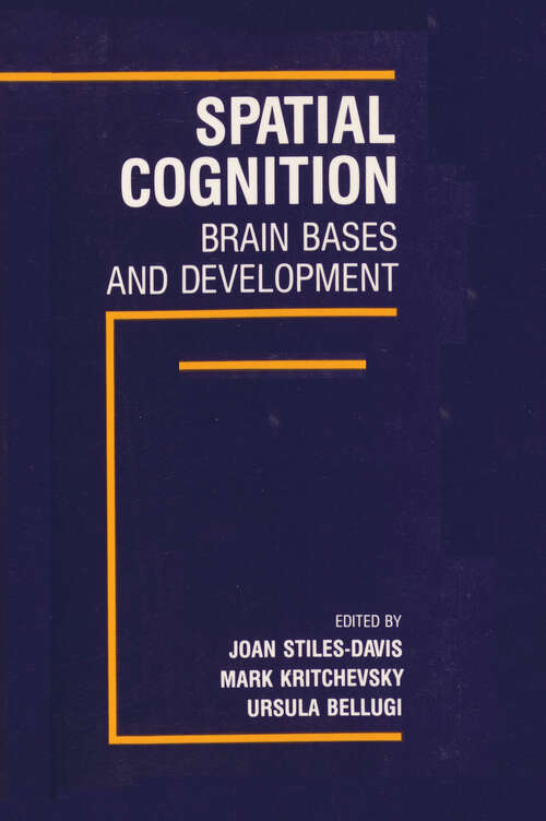 Book cover of Spatial Cognition: Brain Bases and Development