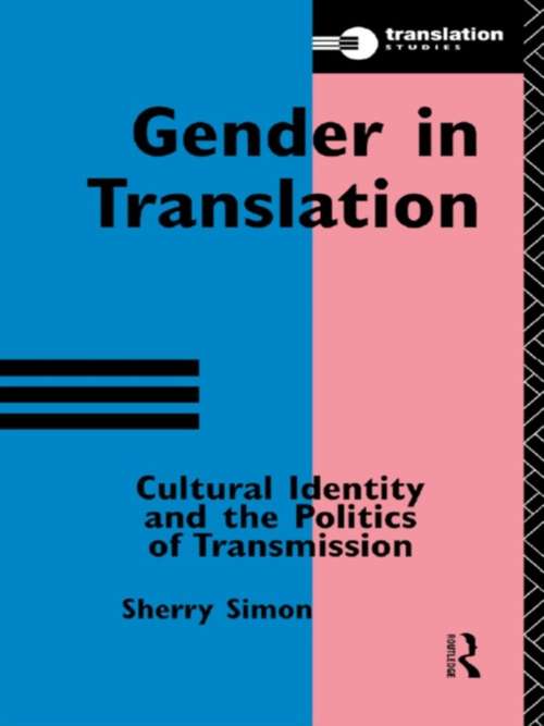 Book cover of Gender in Translation (Translation Studies)