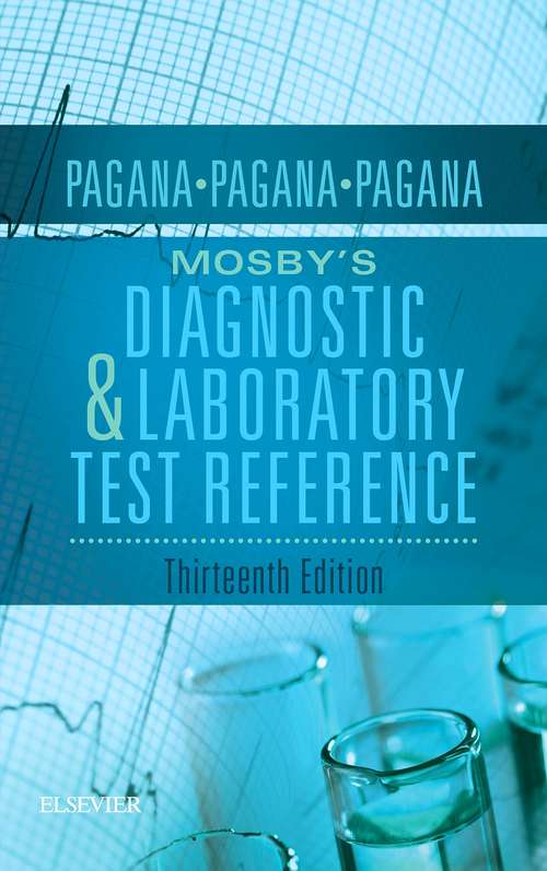 Book cover of Mosby's Diagnostic and Laboratory Test Reference - E-Book: Downloadable Handheld Software (13)