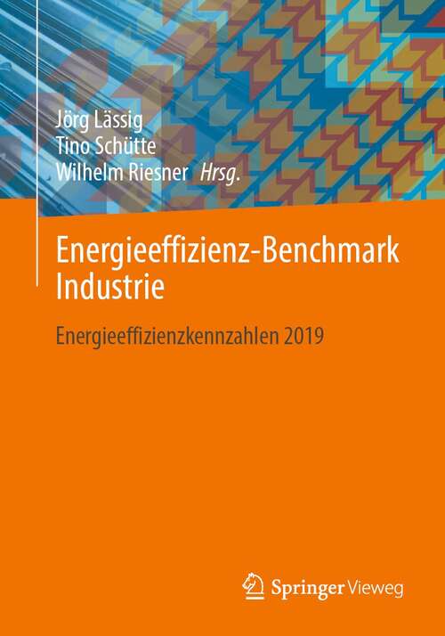 Book cover of Energieeffizienz-Benchmark Industrie: Energieeffizienzkennzahlen 2019 (1. Aufl. 2021)