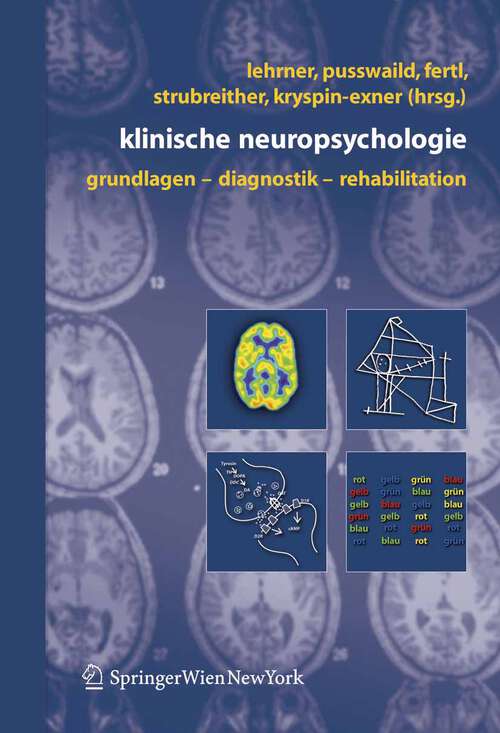 Book cover of Klinische Neuropsychologie: Grundlagen – Diagnostik – Rehabilitation (2006)