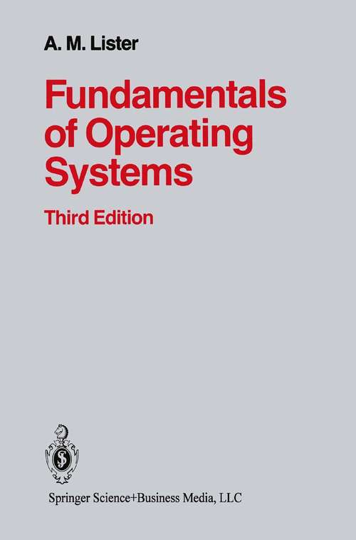 Book cover of Fundamentals of Operating Systems (3rd ed. 1984)
