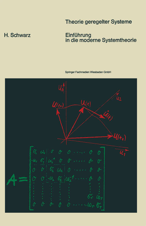 Book cover of Einführung in die moderne Systemtheorie (1969) (Theorie geregelter Systeme)