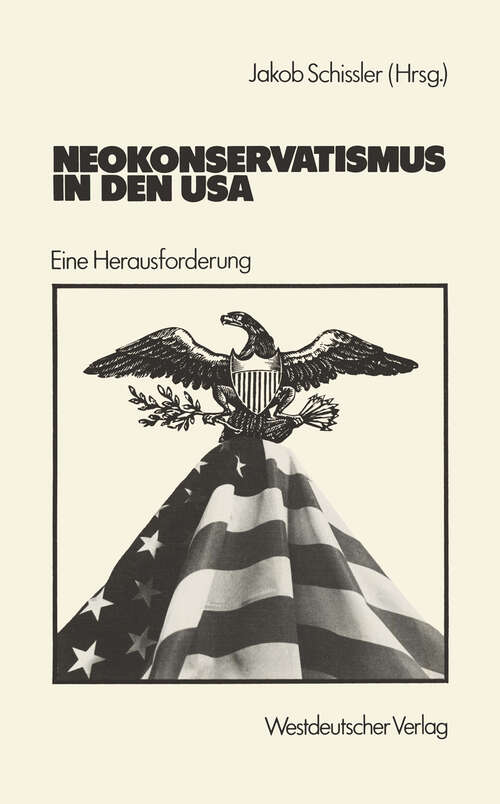 Book cover of Neokonservatismus in den USA: Eine Herausforderung (1983)