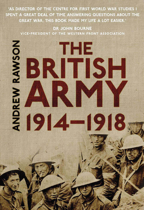 Book cover of The British Army 1914-1918