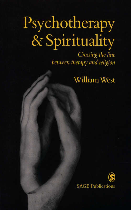 Book cover of Psychotherapy & Spirituality: Crossing the Line between Therapy and Religion