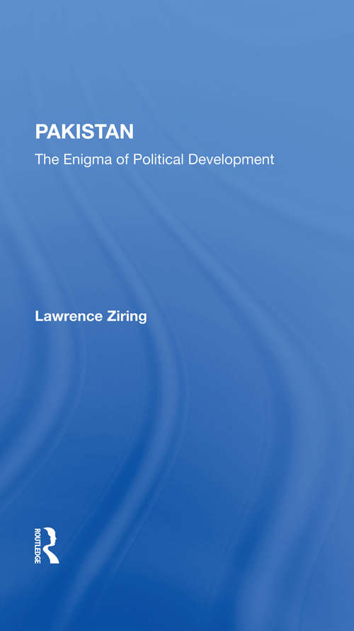 Book cover of Pakistan Enigma Political Development