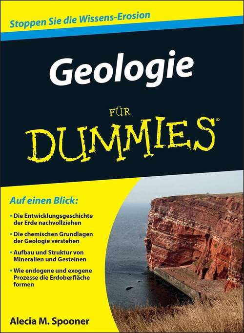 Book cover of Geologie für Dummies (Für Dummies)