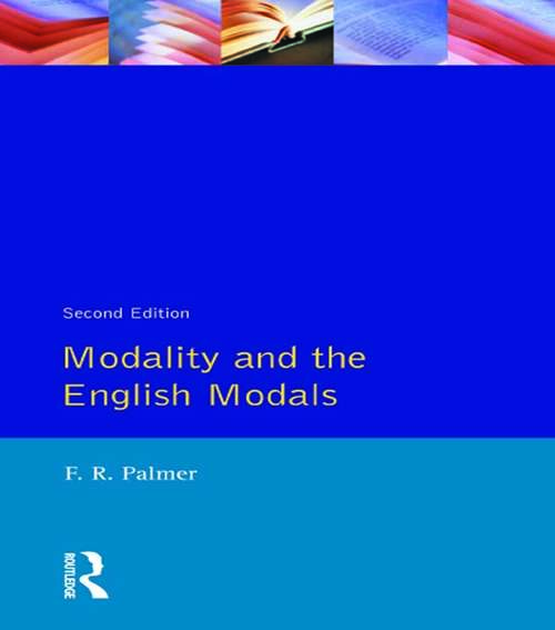 Book cover of Modality and the English Modals