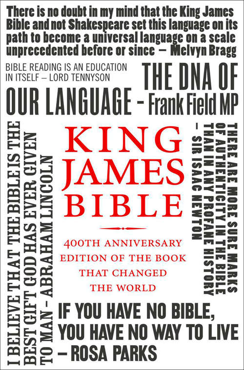 Book cover of King James Bible: King James Version (kjv) (ePub edition)