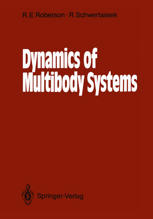 Book cover of Dynamics of Multibody Systems (1988)