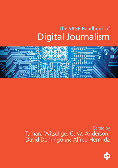 Book cover of The SAGE Handbook of Digital Journalism