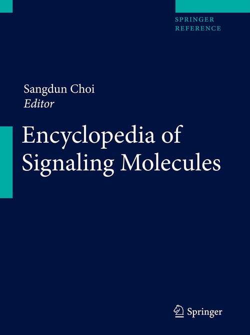 Book cover of Encyclopedia of Signaling Molecules (2013)