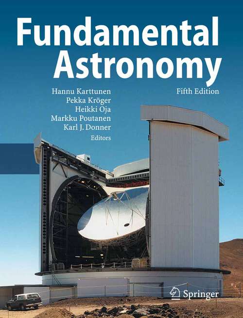 Book cover of Fundamental Astronomy (5th ed. 2007)
