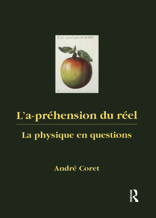 Book cover of La-préhension du réel